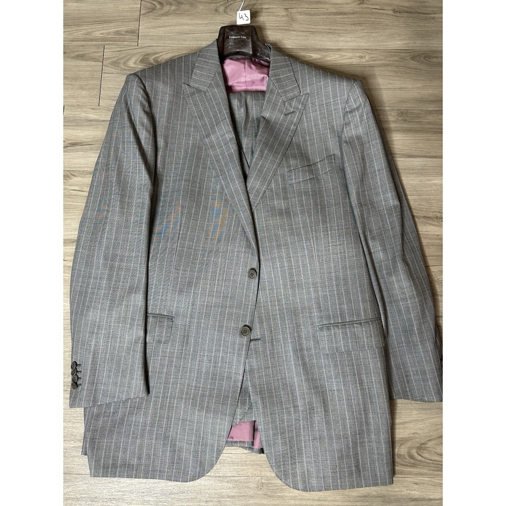 Ermenegildo Zegna Si Misura 3 Piece Suit Wool Size EU 60 L  (s43)